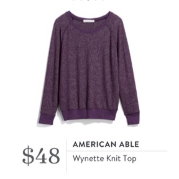 AMERICAN ABLE | Tops | Stitch Fix American Able Wynette Sweatshirt ...